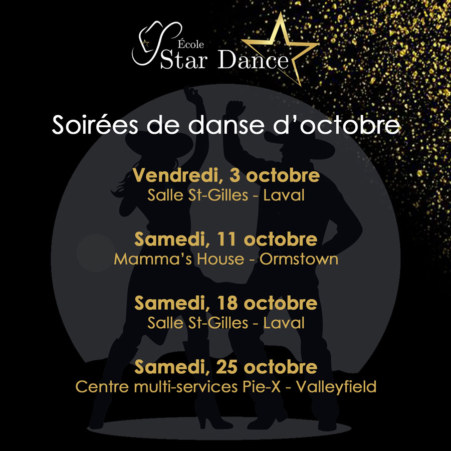 Soirées de danse d'octobre