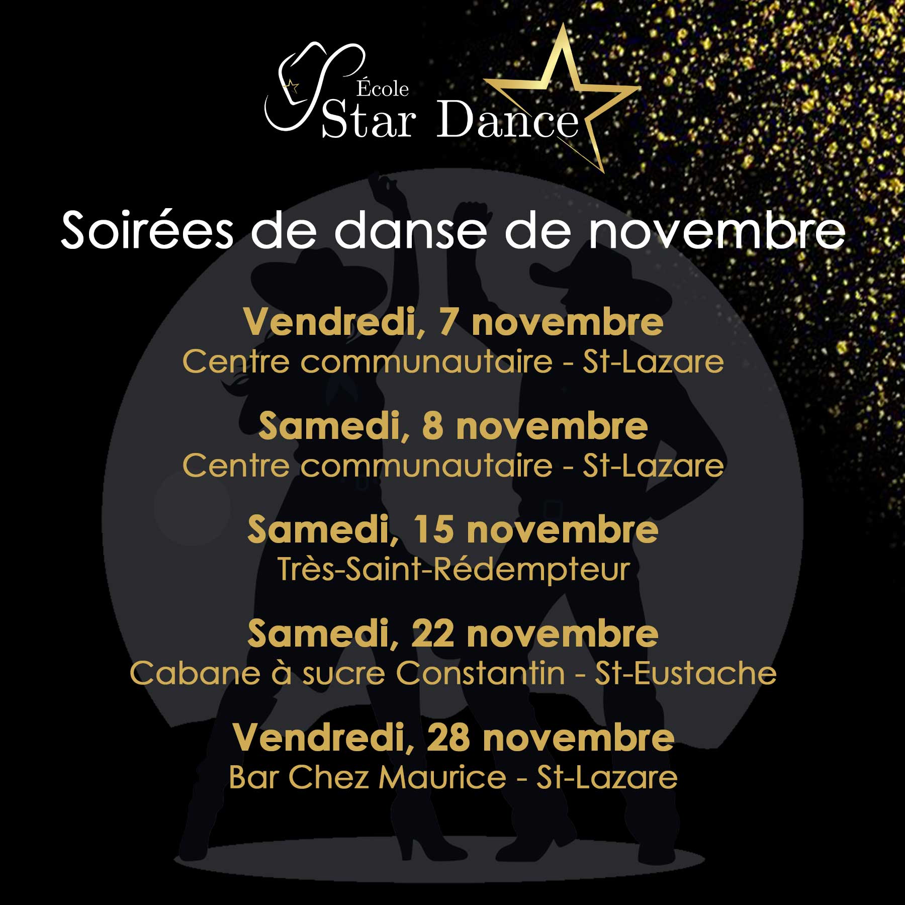 2025-11-Soirées-de-danse Soirées Star Dance de novembre 2025