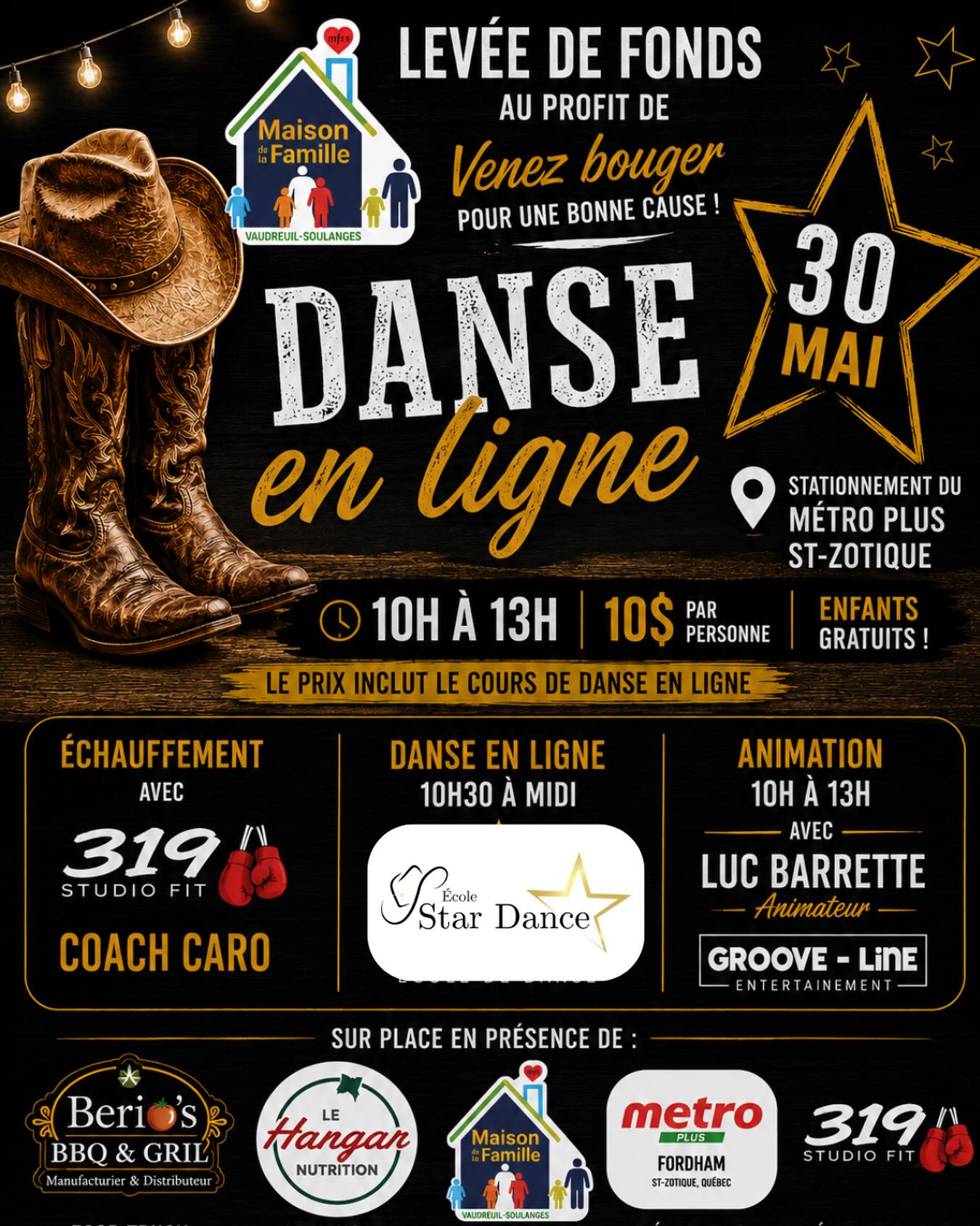 École Star Dance - Levée de fonds au profit de la Maison de la Famille