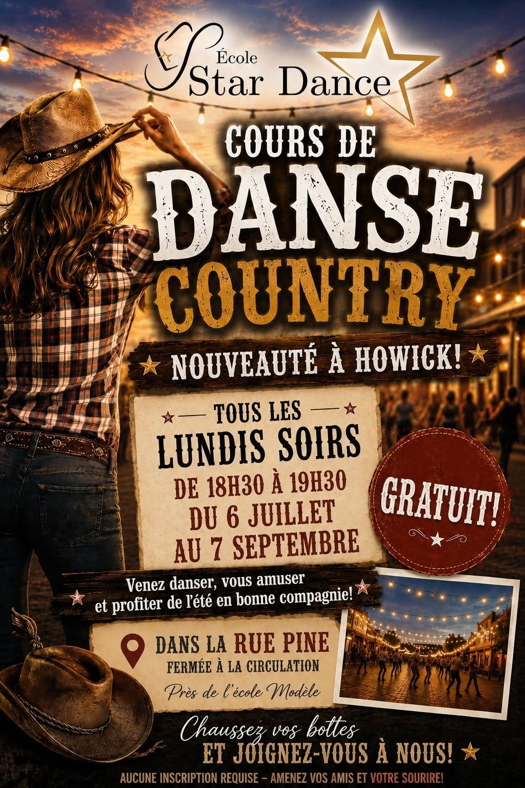 Cours de danse à Howick par l'École Star Dance